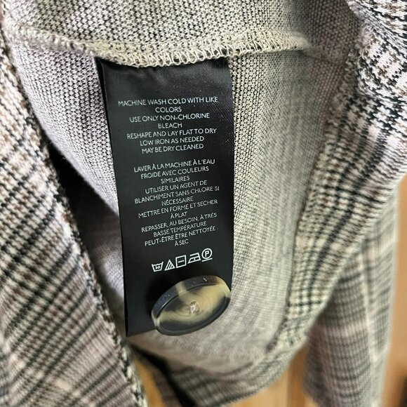 Anthropologie | Maeve Collegiate Plaid Knit Blazer | - Picture 9 of 10